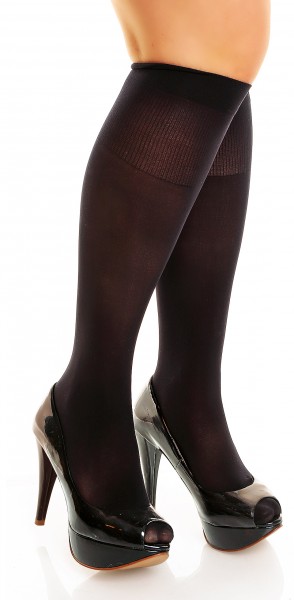 Glamory Fit 50 - Semi-opaque wide fit knee highs