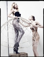 Omero - Stylish black and white patterned tights Kerala 50 DEN Omero - Stylish black and white patterned tights Kerala 50 DEN