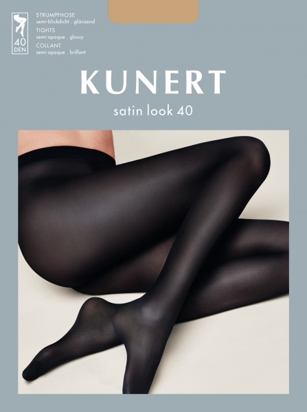 Kunert - Elegant semi-opaque gloss tights Satin Look 40