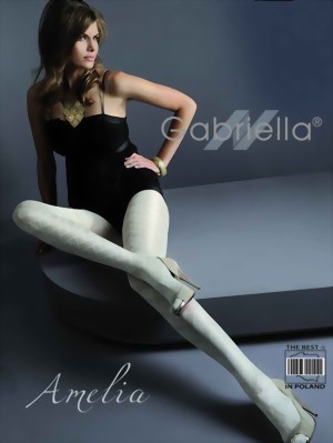 Gabriella - Elegant patterned tights Amelia