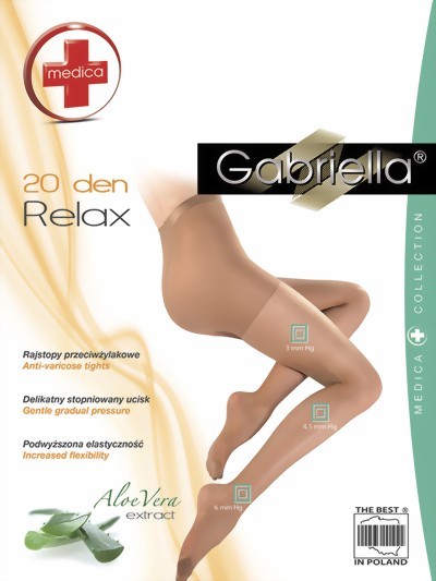 Gabriella - Support tights Relax, 20 DEN