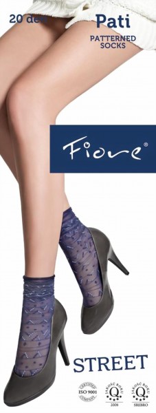 Fiore - Patterned socks Pati 20 denier