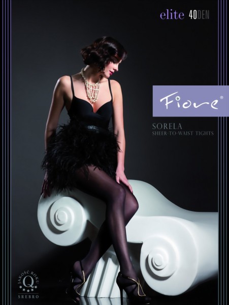Fiore - Elegant semi-opaque tights Sorela 40 denier