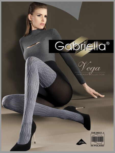 Gabriella - Stylish opaque mock over-the-knee tights Vega