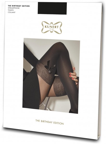 KUNERT - Elegant mock hold up tights