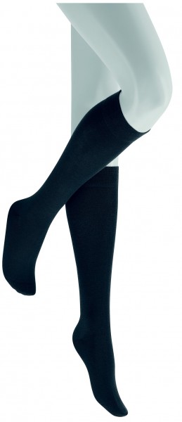 Hudson Relax Woolmix - Knee highs with cotton and virgin wool