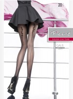 Fiore - Sensuous back seam pattern tights 20 DEN Fiore - Sensuous back seam pattern tights 20 DEN
