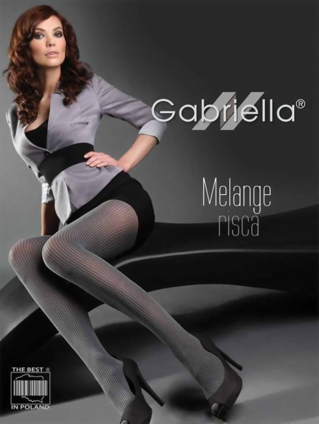 Gabriella - Stylish striped tights Risca Micro