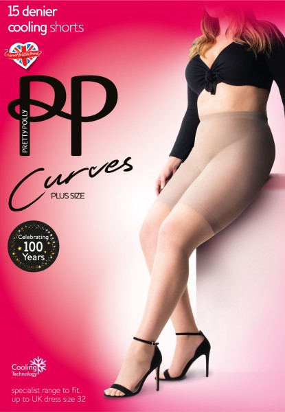 Pretty Polly Curves 15 denier Cooling Shorts