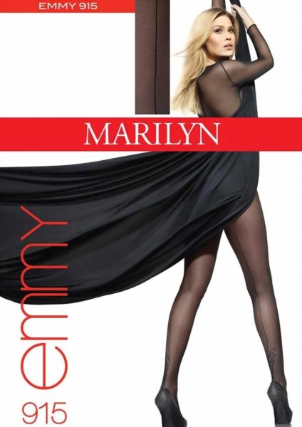 Marilyn - Elegant back seam tights Emmy, 20 DEN