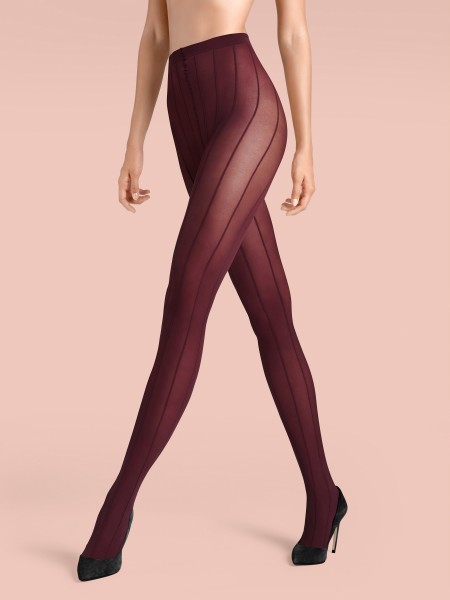 Claudia Schiffer Legs No. 2 KUNERT de Luxe - Vertical Striped Tights