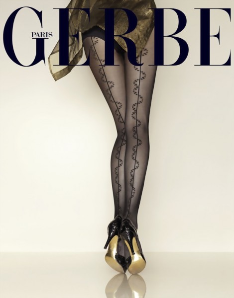 Gerbe - Sensuous patterned back seam tights Artifice