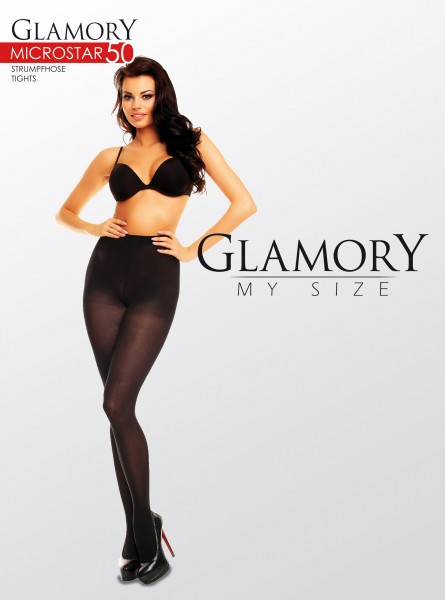 Glamory Microstar - 50 denier semi-opaque plus size tights